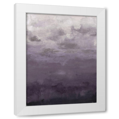 Lavenday White Modern Wood Framed Art Print by Haynes, Smith
