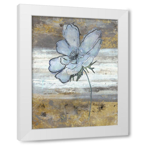 Anemone Fastlane White Modern Wood Framed Art Print by Haynes, Smith