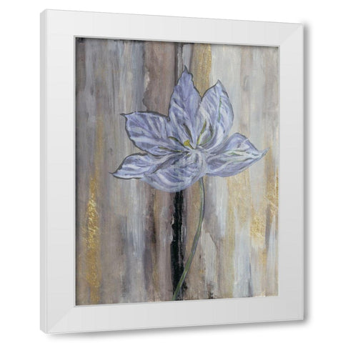 Narrow Tulip Hall White Modern Wood Framed Art Print by Haynes, Smith