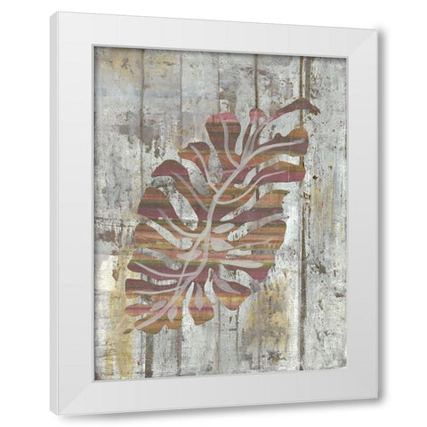 Equator Door White Modern Wood Framed Art Print by Haynes, Smith