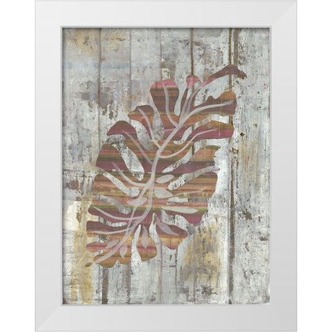 Equator Door White Modern Wood Framed Art Print by Haynes, Smith