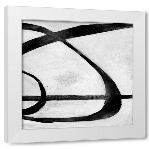 Gossem 32 White Modern Wood Framed Art Print by Haynes, Smith
