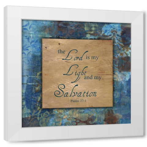 My Salvation Winter Rain White Modern Wood Framed Art Print by Haynes, Smith