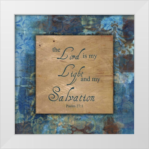My Salvation Winter Rain White Modern Wood Framed Art Print by Haynes, Smith