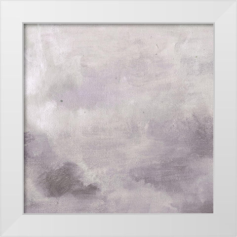 Lavenday Sky A White Modern Wood Framed Art Print by Haynes, Smith