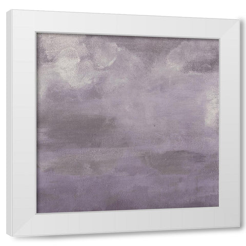 Lavenday Sky B White Modern Wood Framed Art Print by Haynes, Smith