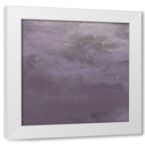 Lavenday Sky D White Modern Wood Framed Art Print by Haynes, Smith