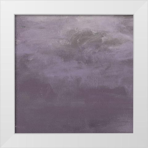 Lavenday Sky D White Modern Wood Framed Art Print by Haynes, Smith