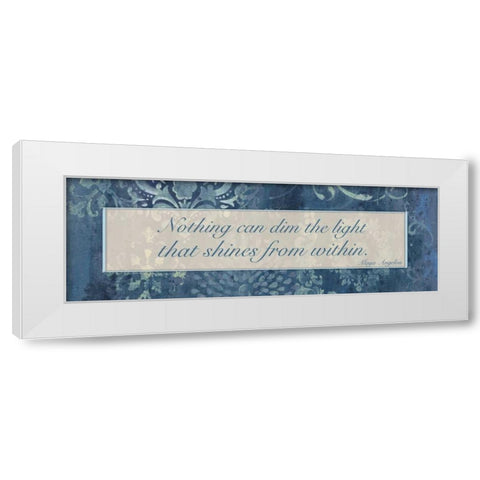 Light Within White Modern Wood Framed Art Print by Haynes, Smith