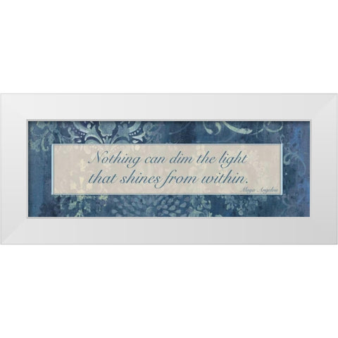 Light Within White Modern Wood Framed Art Print by Haynes, Smith