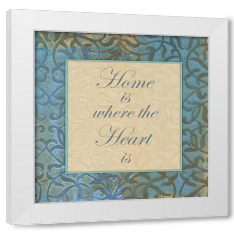 Hearty Home White Modern Wood Framed Art Print by Haynes, Smith