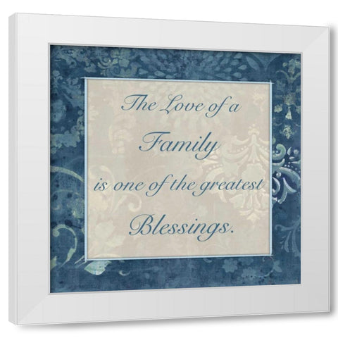 Greatest Blessings 3 White Modern Wood Framed Art Print by Haynes, Smith