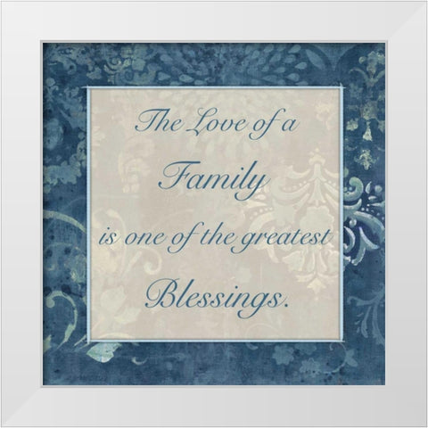 Greatest Blessings 3 White Modern Wood Framed Art Print by Haynes, Smith