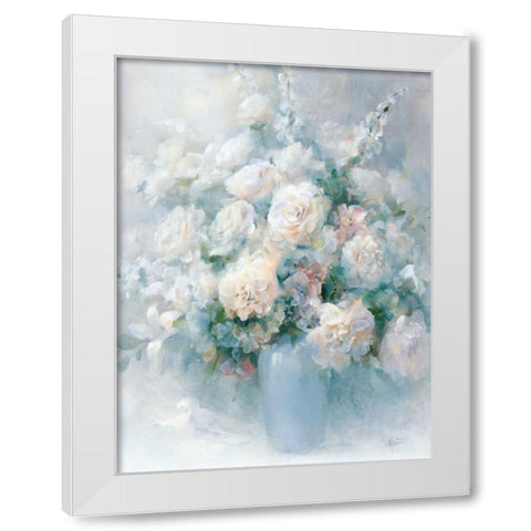 Floral Bouquet 2 White Modern Wood Framed Art Print by May