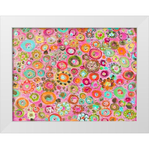 Candy Light White Modern Wood Framed Art Print by Lewis, Sharalee