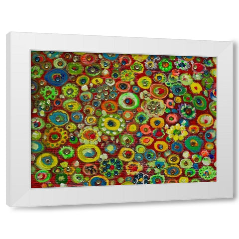Delighful Growth White Modern Wood Framed Art Print by Lewis, Sharalee