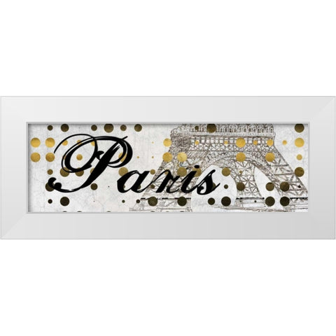 Famous White Modern Wood Framed Art Print by Lewis, Sheldon