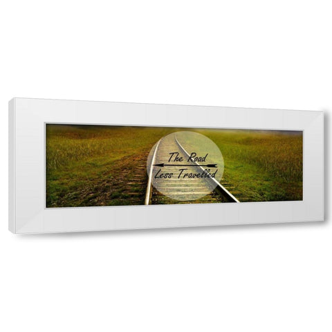 Travel Rail White Modern Wood Framed Art Print by Lewis, Sheldon