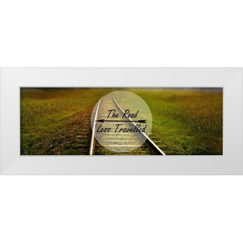 Travel Rail White Modern Wood Framed Art Print by Lewis, Sheldon