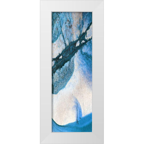 Contour A White Modern Wood Framed Art Print by Lewis, Sheldon