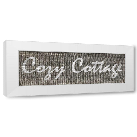 Cozy Cottage White Modern Wood Framed Art Print by Lewis, Sheldon