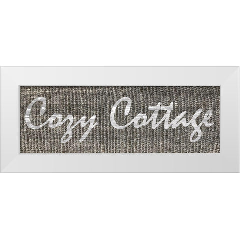 Cozy Cottage White Modern Wood Framed Art Print by Lewis, Sheldon