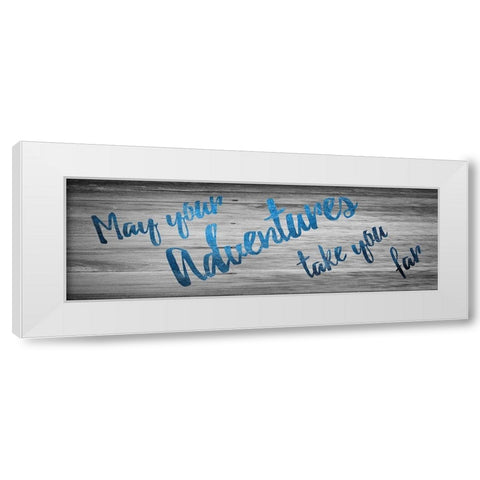 Fly White Modern Wood Framed Art Print by Lewis, Sheldon