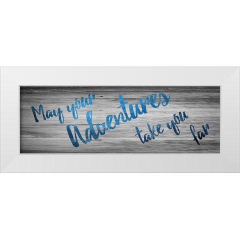 Fly White Modern Wood Framed Art Print by Lewis, Sheldon