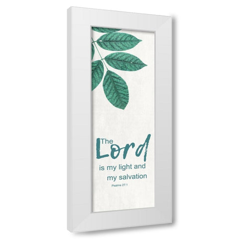 My Salvation White Modern Wood Framed Art Print by Lewis, Sheldon