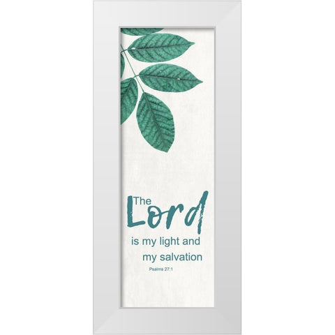 My Salvation White Modern Wood Framed Art Print by Lewis, Sheldon