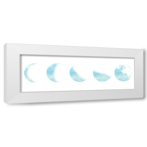Phased Out White Modern Wood Framed Art Print by Lewis, Sheldon