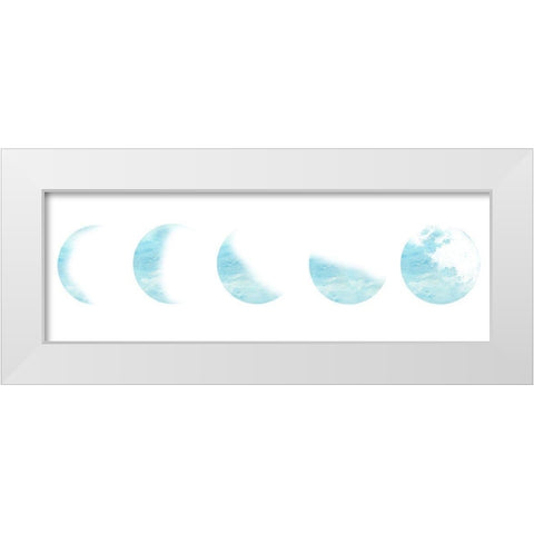 Phased Out White Modern Wood Framed Art Print by Lewis, Sheldon