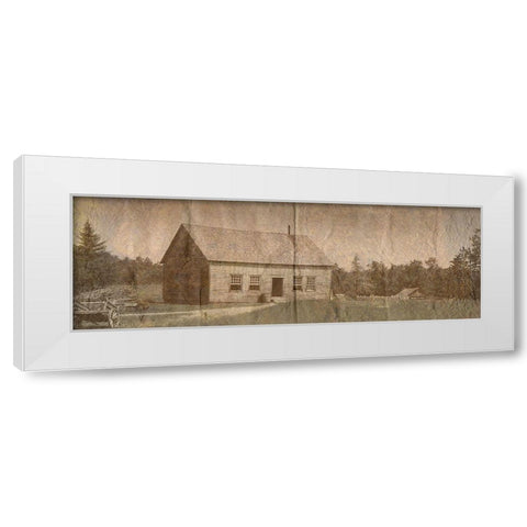 Country Side Landscape 2 White Modern Wood Framed Art Print by Lewis, Sheldon