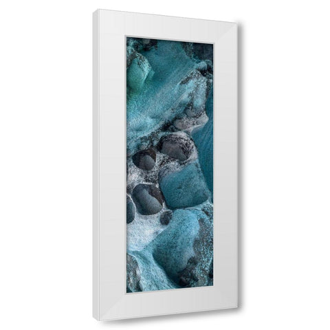 Coastal Rock 2 White Modern Wood Framed Art Print by Lewis, Sheldon