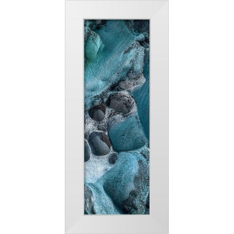 Coastal Rock 2 White Modern Wood Framed Art Print by Lewis, Sheldon