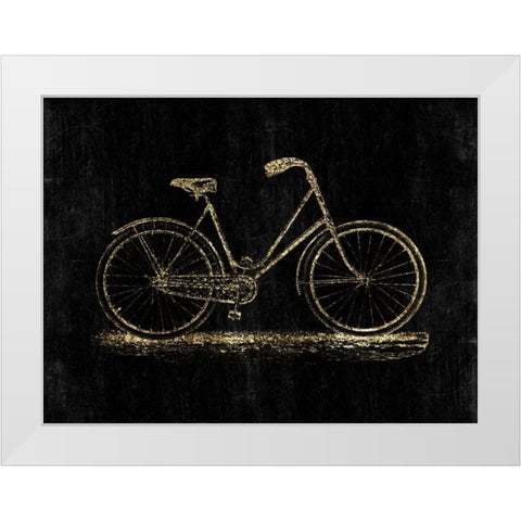 Be Anywhere White Modern Wood Framed Art Print by Lewis, Sheldon