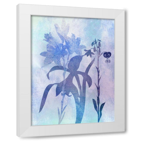 Spring Bloom White Modern Wood Framed Art Print by Lewis, Sheldon