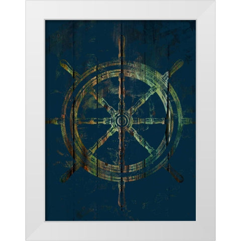 Guide Us Captain 1 White Modern Wood Framed Art Print by Lewis, Sheldon