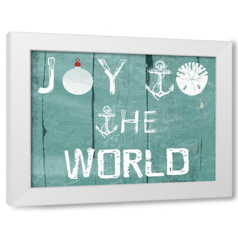 Coastal Joy White Modern Wood Framed Art Print by Lewis, Sheldon