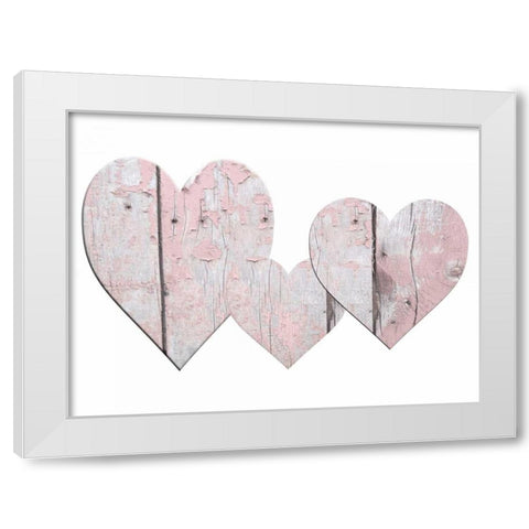 Together Forever White Modern Wood Framed Art Print by Lewis, Sheldon