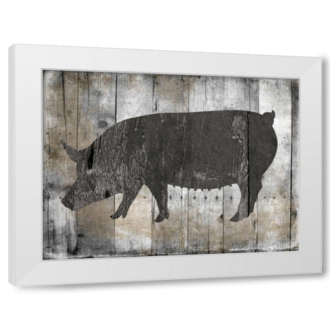 Organically Grown White Modern Wood Framed Art Print by Lewis, Sheldon