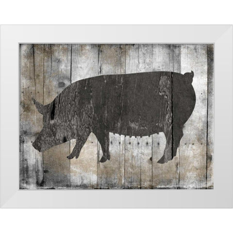 Organically Grown White Modern Wood Framed Art Print by Lewis, Sheldon