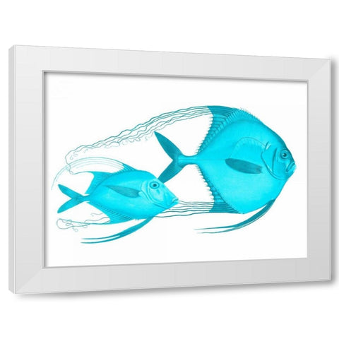 Angelic Host White Modern Wood Framed Art Print by Lewis, Sheldon