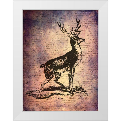 Vintage Cabin White Modern Wood Framed Art Print by Lewis, Sheldon