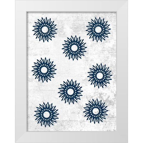 Indigo Sky 2 White Modern Wood Framed Art Print by Lewis, Sheldon