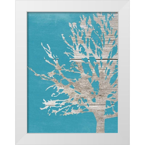 Contemporary Garden 3 White Modern Wood Framed Art Print by Lewis, Sheldon