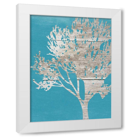 Contemporary Garden 4 White Modern Wood Framed Art Print by Lewis, Sheldon