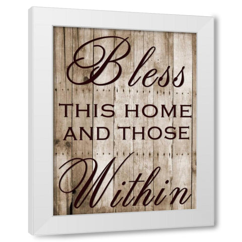 Those Within White Modern Wood Framed Art Print by Lewis, Sheldon