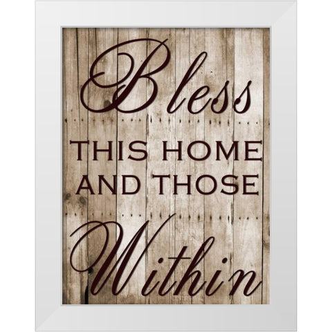Those Within White Modern Wood Framed Art Print by Lewis, Sheldon