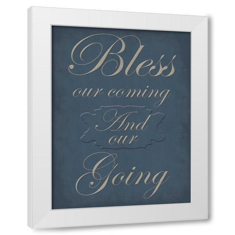 Our Going And Coming White Modern Wood Framed Art Print by Lewis, Sheldon